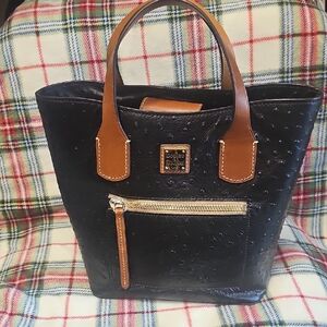 Dooney & Bourke Black and Brown Tote